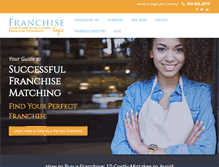 Tablet Screenshot of franchise-logic.com